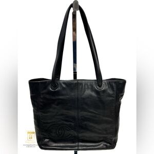 Chanel lambskin cc tote/ shoulder bag